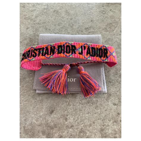 bracelet tissu christian dior|bracelet christian dior j'adior.